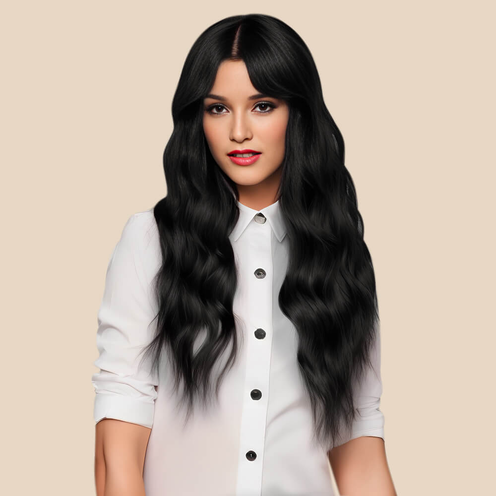 best sew in genius weft hair extensions natural black