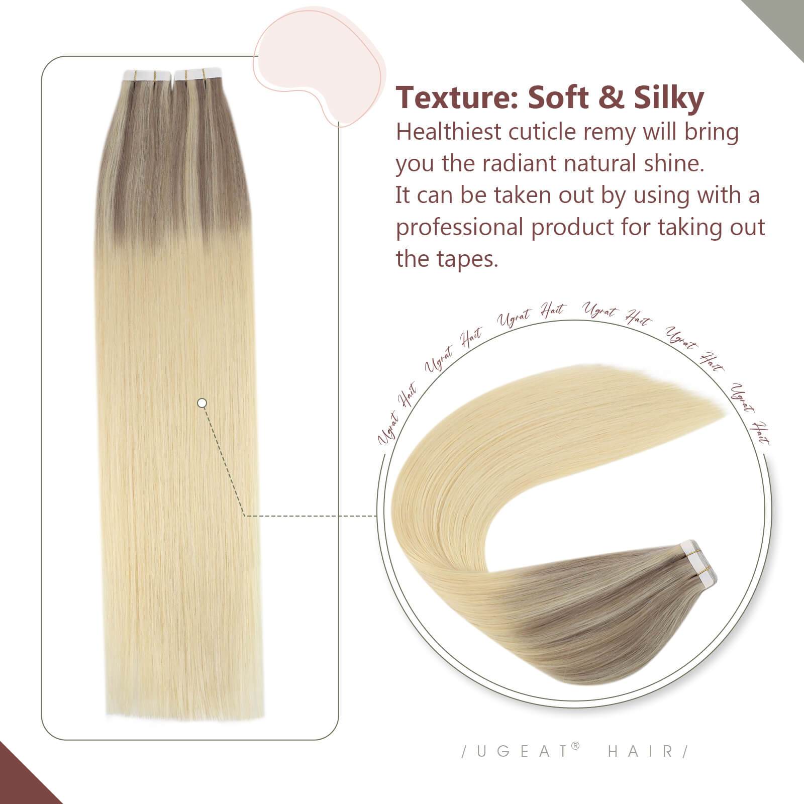 blonde extensions platinum