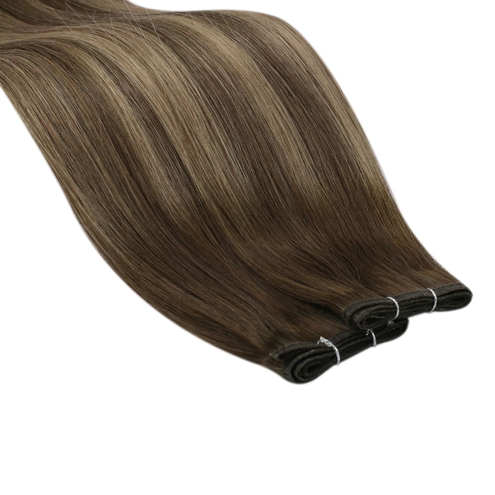 professional extensions for fuller hair balayage hair weft