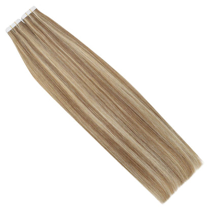 Glue in hair extensions 100% human hair extension