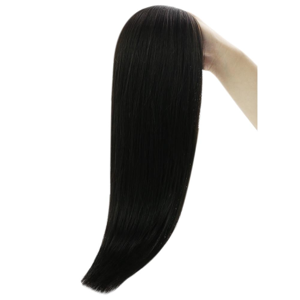 Invisible tape in hair salon professional hair extensions