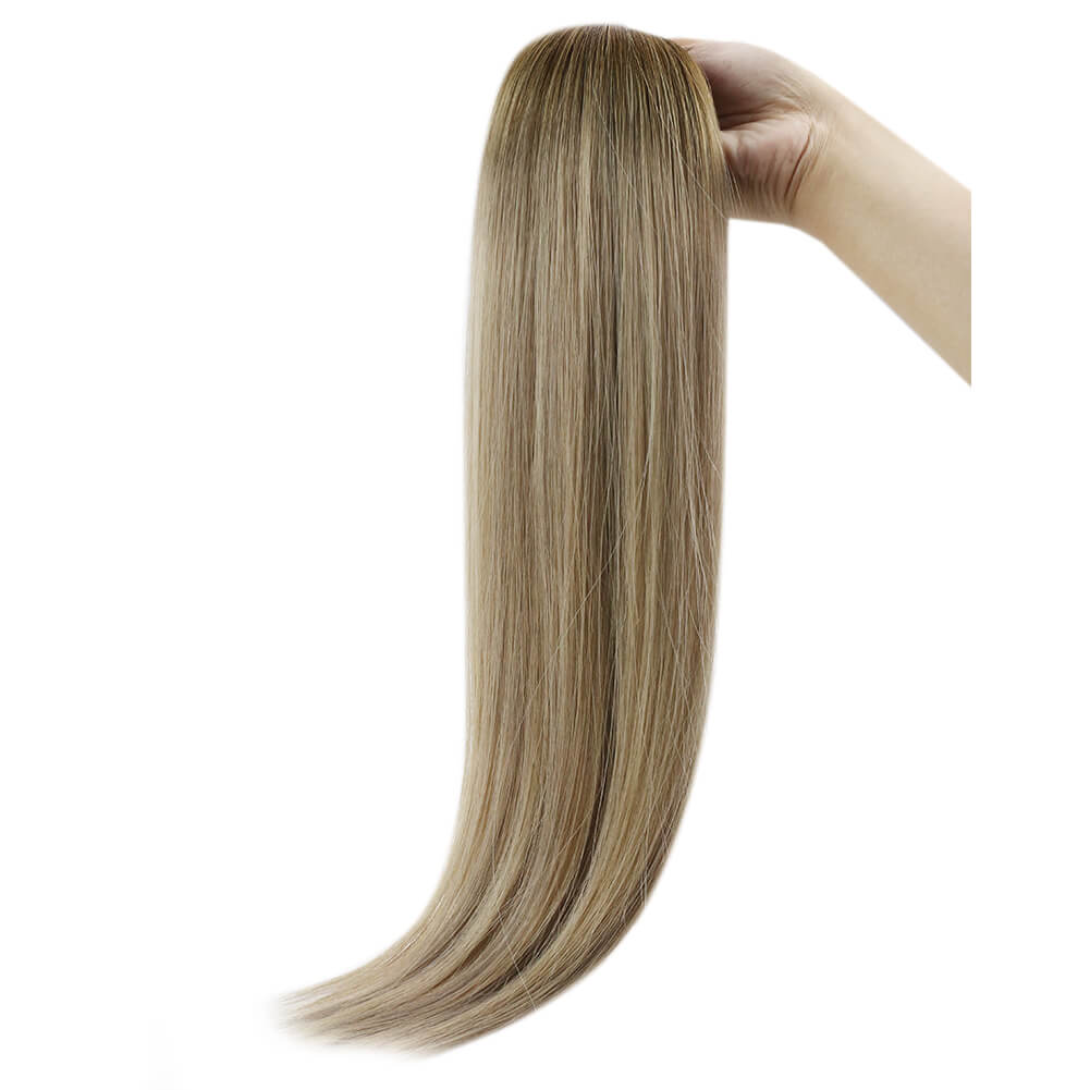 [Virgin+] Balayage Blonde Virgin Tape in Hair Extensions #3/8/22