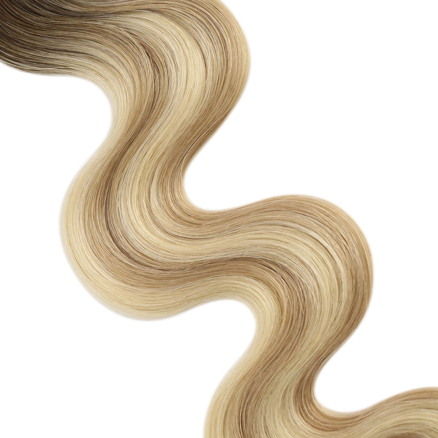 invisible body wavy injection tape in hair extensions