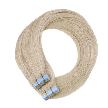 Wavy Hair Extensions Blonde Tape in Hair Extensions Human Hair