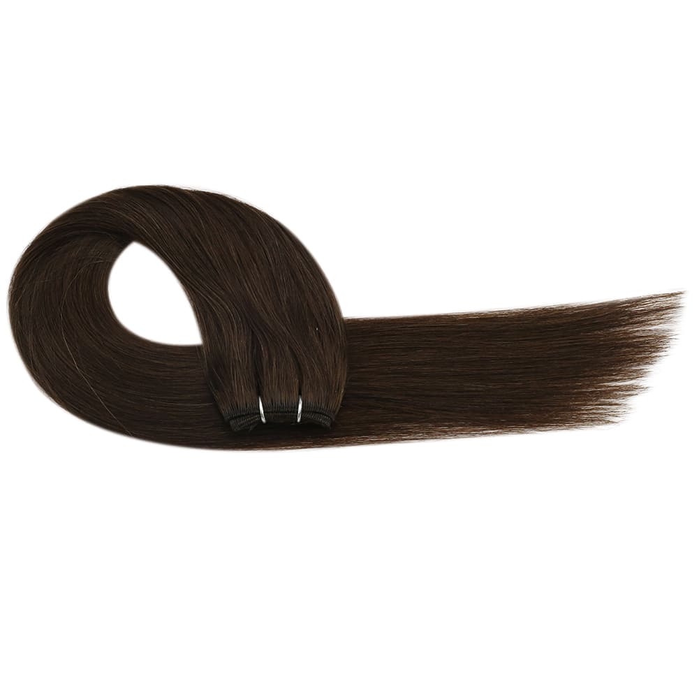 natural straight hair weave