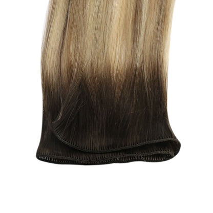 ugea human virgin hair extensions balayage hand tied extensions