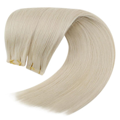100% real human hair tape in hair extensions