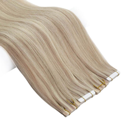 thick end virgin tape in hair extensions real hair