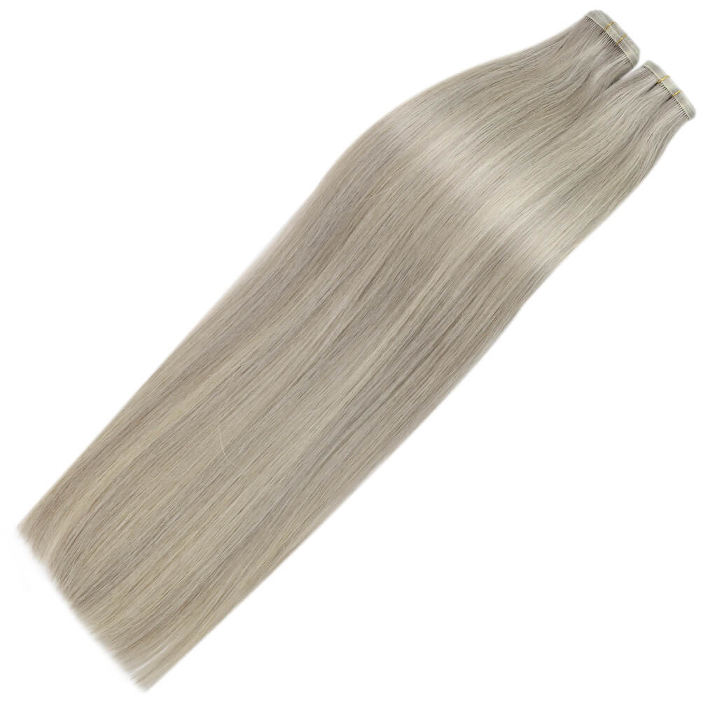 flat weft hair extensions virgin real hair professional sew in hair extensions