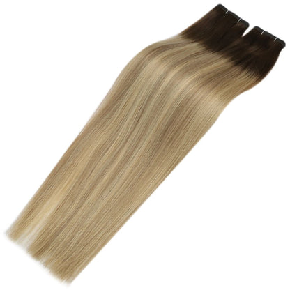 virgin weft flat track weave extensions